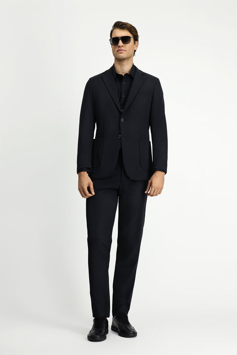Koyu Antrasit Techno-Line 7 Drop Super Slim Fit Eksra Dar Kesim Takım Elbise