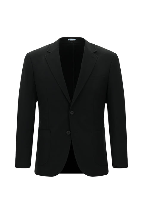 Siyah Techno-Line 7 Drop Slim Fit Dar Kesim Likralı Takım Elbise