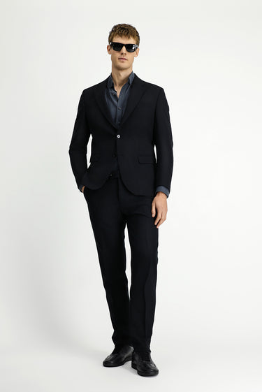 Siyah Slim Fit Dar Kesim Klasik Takım Elbise