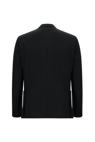 Siyah 7 Drop Slim Fit Dar Kesim Pamuklu Takım Elbise