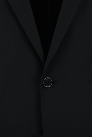 Siyah 7 Drop Slim Fit Dar Kesim Pamuklu Takım Elbise