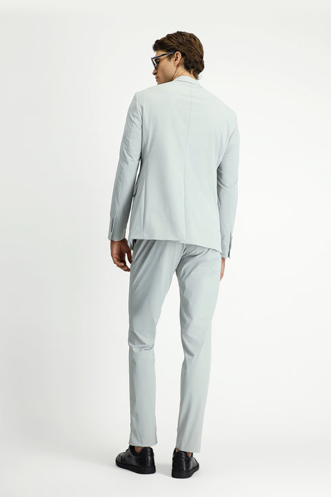 Stone Techno-Line 7 Drop Super Slim Fit Extra Narrow Cut Elastic Waist Drawstring Suit with Bag and Lycra Fabric