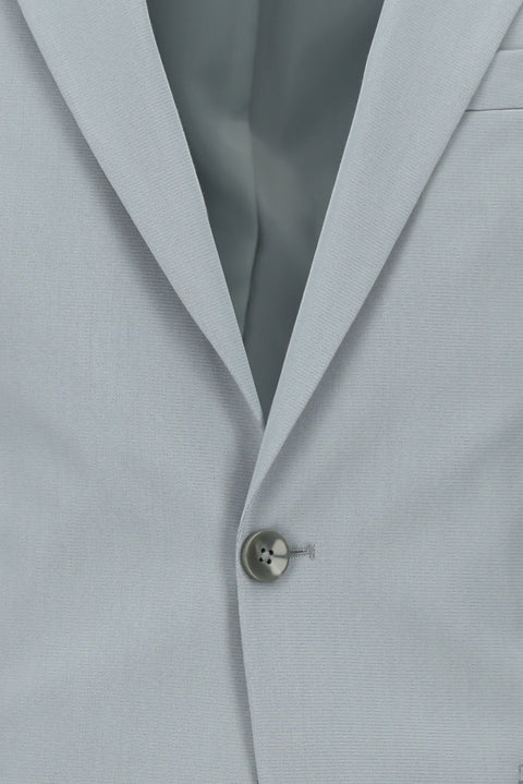 Medium Grey 7 Drop Slim Fit Narrow Cut Cotton Lyocell Suit