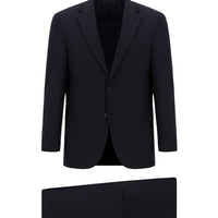 Koyu Lacivert Slim Fit Dar Kesim Klasik Takım Elbise