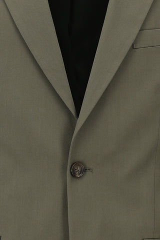 Orta Haki 7 Drop Slim Fit Dar Kesim Takım Elbise