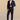 Koyu Lacivert Super Slim Fit Ekstra Dar Kesim Beli Lastikli İpli Takım Elbise