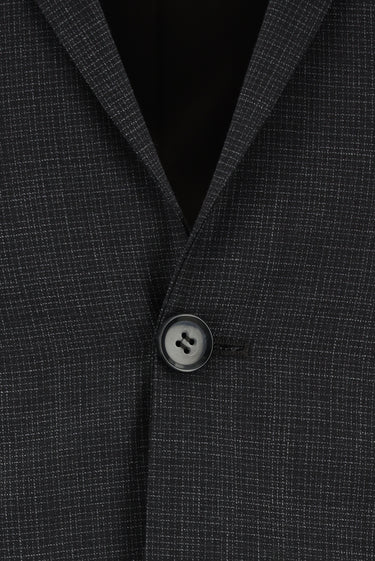 Koyu Kahve Super Slim Fit Ekstra Dar Kesim Klasik Desenli Takım Elbise