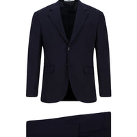 Koyu Lacivert Slim Fit Dar Kesim Klasik Takım Elbise