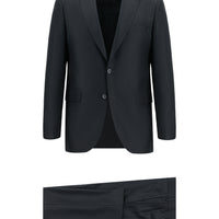 Black 7 Drop Slim Fit Narrow Cut Suit
