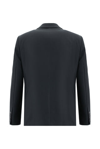 Siyah 7 Drop Slim Fit Dar Kesim Takım Elbise