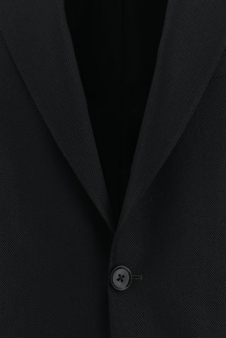 Siyah 7 Drop Slim Fit Dar Kesim Takım Elbise