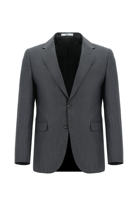 Koyu Füme 7 Drop Slim Fit Dar Kesim Takım Elbise