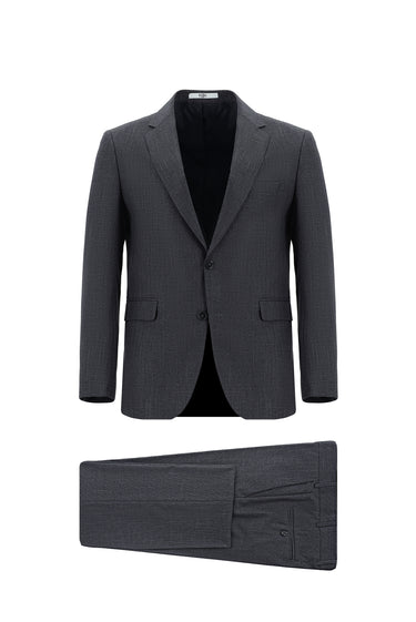 Açık Lacivert Slim Fit Dar Kesim Klasik Takım Elbise