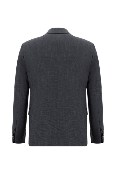 Açık Lacivert Slim Fit Dar Kesim Klasik Takım Elbise