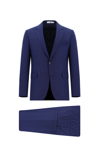 Açık Lacivert 7 Drop Slim Fit Dar Kesim Takım Elbise