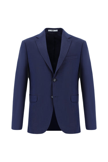 Koyu Lacivert Slim Fit Dar Kesim Klasik Takım Elbise