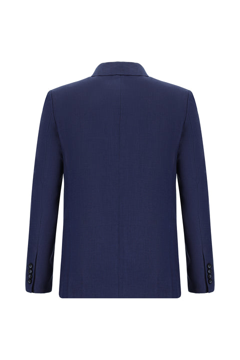 Koyu Lacivert 7 Drop Slim Fit Dar Kesim Takım Elbise
