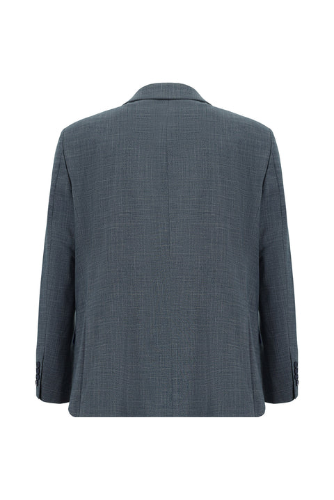 İndigo 4 Drop Relaxed Fit Rahat Kesim Desenli Takım Elbise