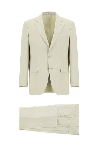 Taş Relaxed Fit Rahat Kesim Klasik Desenli Takım Elbise