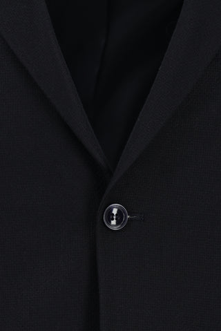 Koyu Lacivert 7 Drop Slim Fit Dar Kesim Desenli Takım Elbise