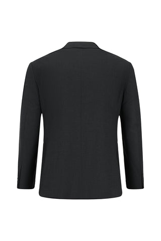 Koyu Antrasit 7 Drop Slim Fit Dar Kesim Desenli Takım Elbise