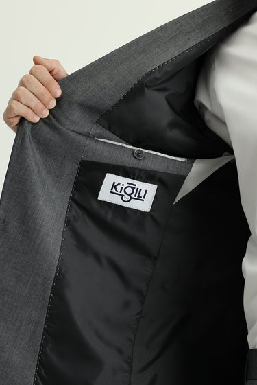 Açık Füme Klasik Takım Elbise