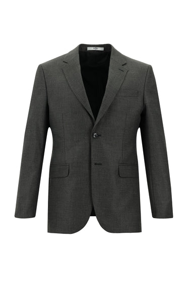Orta Antrasit Slim Fit Dar Kesim Klasik Takım Elbise