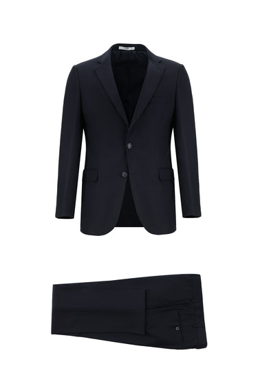 Koyu Lacivert Regular Fit Klasik Takım Elbise