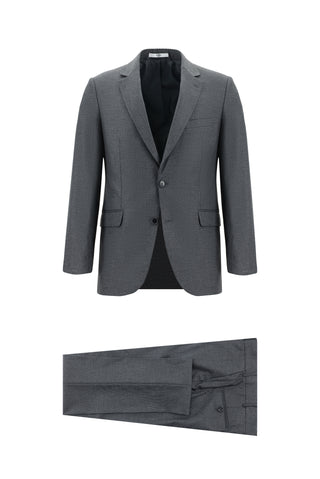 Açık Füme 7 Drop Slim Fit Dar Kesim Takım Elbise