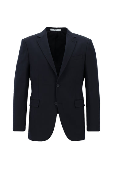 Koyu Lacivert Slim Fit Dar Kesim Klasik Takım Elbise