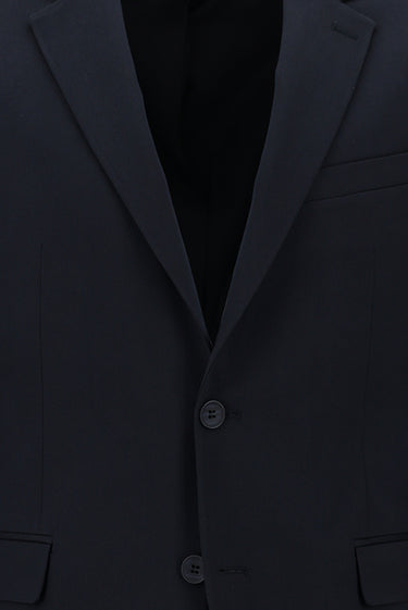 Koyu Lacivert Slim Fit Dar Kesim Klasik Takım Elbise