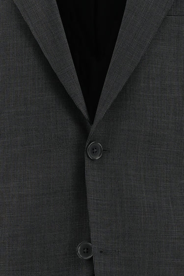 Orta Füme Relaxed Fit Rahat Kesim Klasik Desenli Takım Elbise