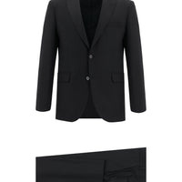 Siyah 7 Drop Slim Fit Dar Kesim Takım Elbise
