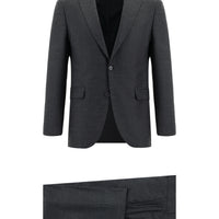 Medium Gray 7 Drop Slim Fit Suit