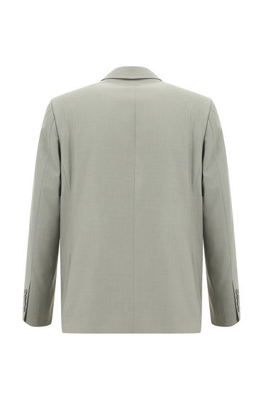 Açık Gri Relaxed Fit Rahat Kesim Klasik Takım Elbise