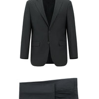 Koyu Füme Slim Fit Dar Kesim Klasik Takım Elbise