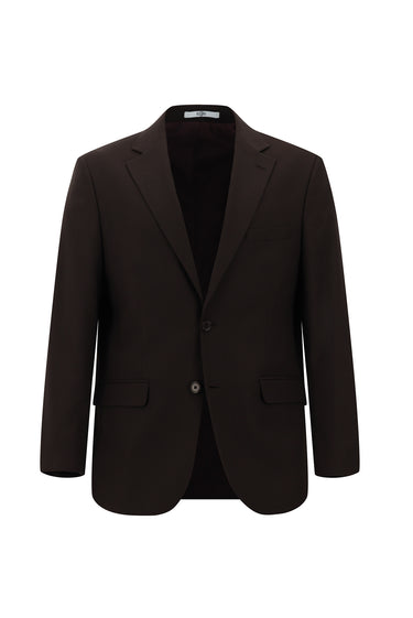 Koyu Bordo Relaxed Fit Rahat Kesim Klasik Takım Elbise