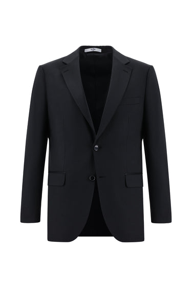 Siyah Regular Fit Klasik Takım Elbise