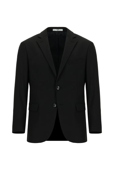 Siyah Regular Fit Klasik Takım Elbise