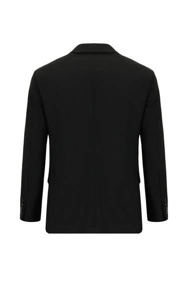 Siyah Regular Fit Klasik Takım Elbise