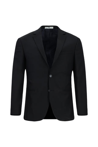 Koyu Lacivert 7 Drop Super Slim Fit Eksra Dar Kesim Desenli Takım Elbise
