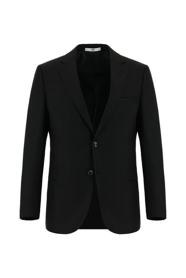 Siyah Regular Fit Klasik Takım Elbise