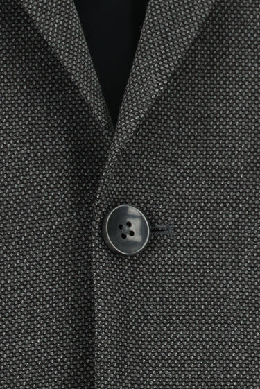 Koyu Füme Super Slim Fit Ekstra Dar Kesim Klasik Desenli Takım Elbise