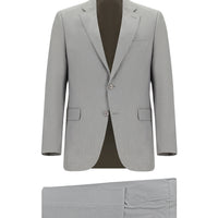 Koyu Vizon Slim Fit Dar Kesim Klasik Desenli Takım Elbise
