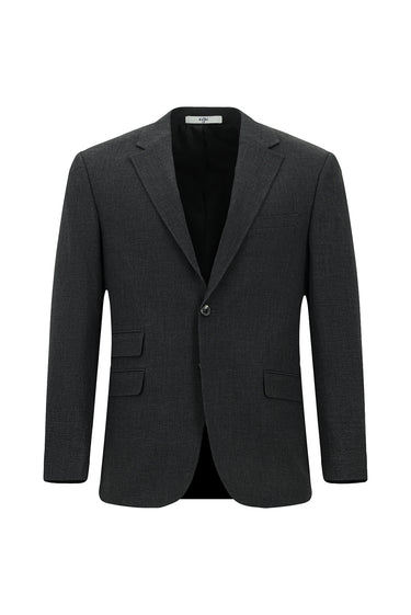 Siyah Klasik Desenli Takım Elbise