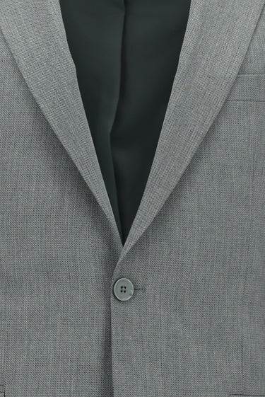 Orta Füme Regular Fit Klasik Desenli Takım Elbise