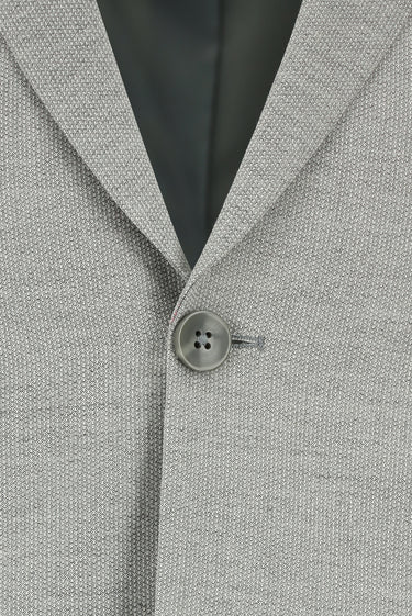 Orta Gri Super Slim Fit Ekstra Dar Kesim Desenli Klasik Takım Elbise