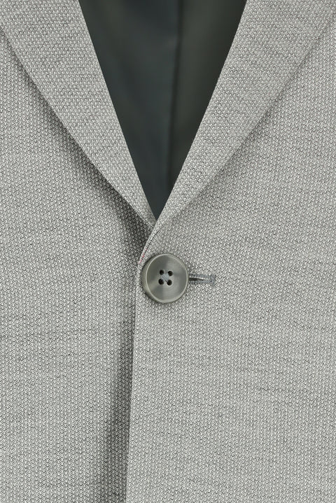 Orta Gri 7 Drop Super Slim Fit Eksra Dar Kesim Desenli Takım Elbise