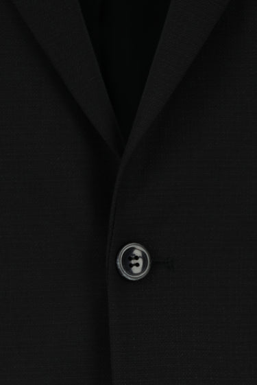 Siyah Regular Fit Klasik Desenli Takım Elbise