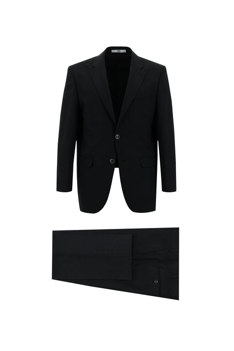 Marengo 4 Drop Relaxed Fit Rahat Kesim Yünlü Desenli Takım Elbise